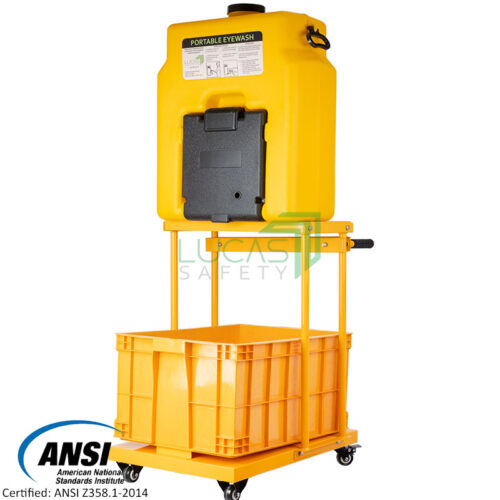 Portable Eyewash Station with Push Cart Eyewash.ph